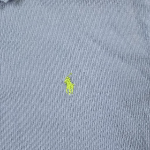Polo Ralph Lauren Polo Shirt Mens XL Blue Pony Preppy Short Sleeve Collared - Picture 3 of 14
